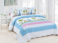 Покрывало с наволочками хлопковое TANGO PATCHWORK PW333-215 230х250