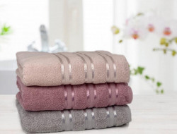 Набор полотенец махровых хлопковых KARVEN MICRO DELUX HS1010 V5 50х90 (3шт)