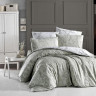 Постельное белье из ранфорса KARVEN N023 ZENA GREEN 50х70 (2шт), 70х70 (2шт) евро