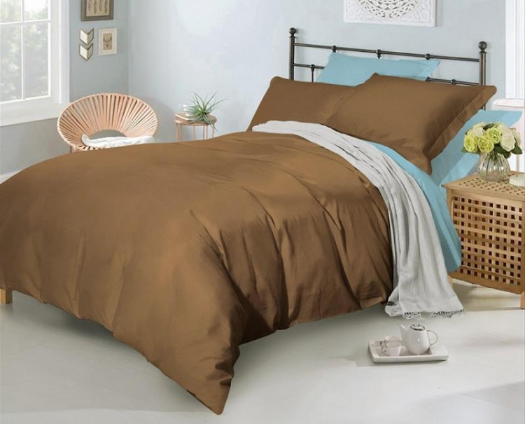 Постельное белье двухстороннее из сатина SAILID BL-41-3 евро