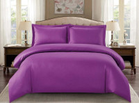 Постельное белье однотонное из египетского хлопка CRISTELLE CIS-42 фуксия евро