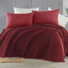 Плед из полиэстера KARVEN SUPER SOFT P944 BENZIA бордовый 200х220