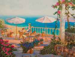 Набор для вышивания PANNA Живая картина JK-2102 УТРО У МОРЯ 24х20