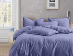 Постельное белье из люксового сатина АЛЬВИТЕК ОCA-007 лиловое 70х70 (2шт) 1,5-спальное