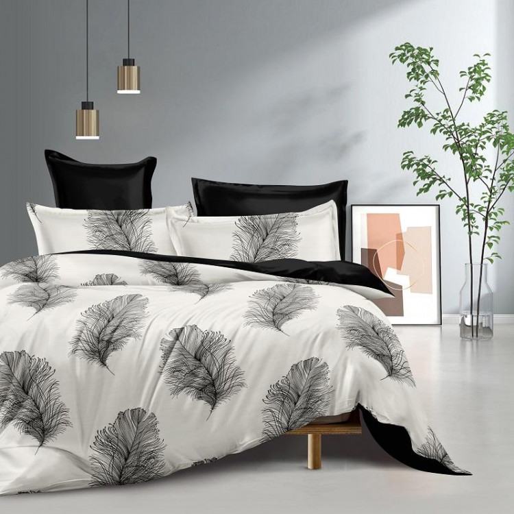 Постельное белье из микросатина TANGO перья 70х70 (2шт) 2-спальное