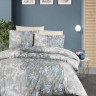 Постельное белье из ранфорса KARVEN N022 POLCA GREY 50х70 (1шт), 70х70 (1шт) 1,5-спальное