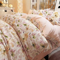 Постельное белье из печатного сатина SAILID B-501-1 1,5-спальное