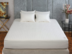 Наматрасник GERMAN GRASS MATTRESS COTTON DRYSOFT GRASS непромокаемый с юбкой 160х200х40