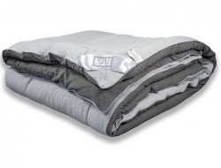 Одеяло стеганое АЛЬВИТЕК FLUFFY DREAM ОЖЛ-О-22 графит-грейс 200x220 легкое