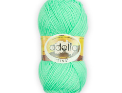 Пряжа ADELIA TINA №064 мята 100% акрил, 5 шт х 100 гр, 308 м +/- 10 м