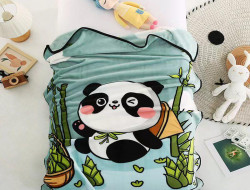 Плед детский фланелевый из микрофибры с шерпой TANGO LEONCELLO LEO1410-31 100х140