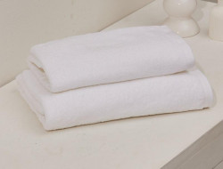 Полотенце махровое TAC COMFORT WHITE белое 50х90