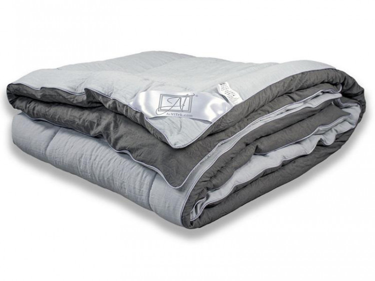 Одеяло стеганое АЛЬВИТЕК FLUFFY DREAM ОЖЛ-О-20 графит-грейс 172x205 легкое