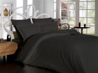 Постельное белье из хлопкового жаккарда KARVEN N302 DAMASK ANTRASIT 50х70 (2шт), 70х70 (2шт) семейное