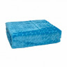 Плед из полиэстера KARVEN SUPER SOFT P945 EVLEN СЕРДЦЕ гoлубoй 180х240