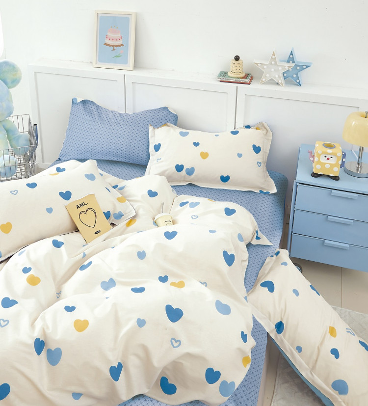 Постельное белье из твил-сатина TANGO дела сердечные 50х70 (2шт) 1,5-спальное