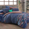 Постельное белье из фланели SAREV FANCY N294 LAYRA V1-MAVI 50х70 (1шт) 1,5-спальное