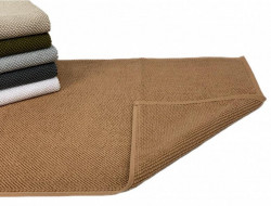 Коврик для ног махровый хлопковый KARVEN KV433 GUR-582 kahve 50х80