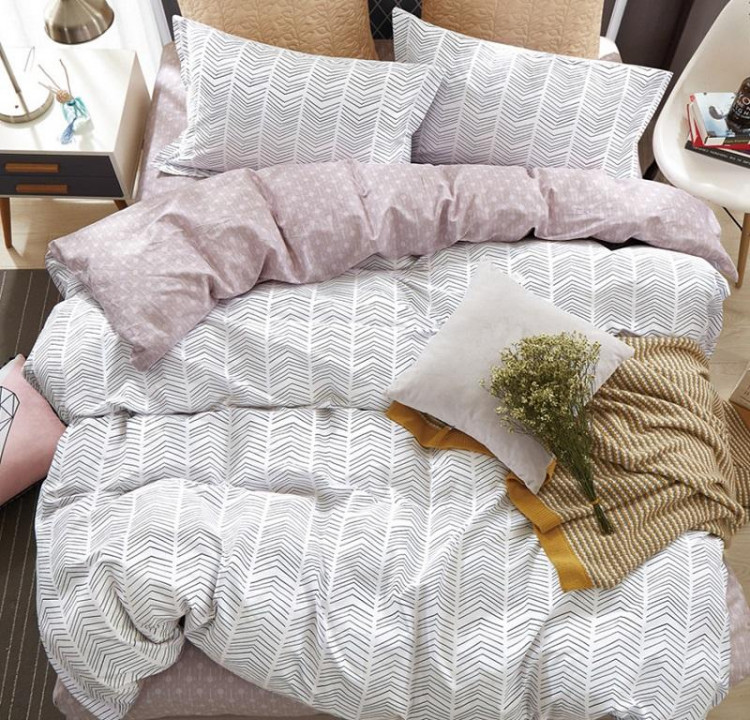 Постельное белье двухстороннее из твила TANGO TPIG-1153 50х70 (2шт), 70х70 (2шт) евро