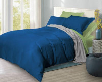 Постельное белье двухстороннее из сатина SAILID BL-52-3 евро