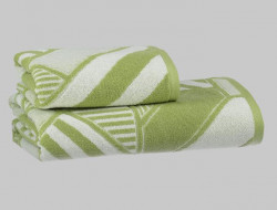 Полотенце махровое хлопковое SAREV H1039 PISA V4-YESIL 50х90