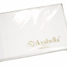 Простыня на резинке из сатина люкс ASABELLA 595-P 200х200х30 белая