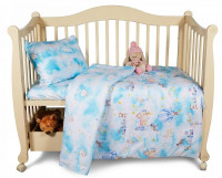 Постельное белье для малышей из печатного сатина SAILID MS-2-1