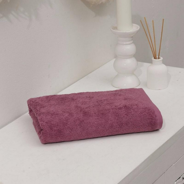 Полотенце махровое TAC COMFORT LILAC лиловое 50х90
