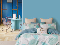 Постельное белье из твил-сатина TANGO листейро 50х70 (2шт), 70х70 (2шт) евро