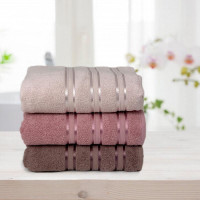 Набор полотенец махровых хлопковых KARVEN MICRO DELUX HS1011 V8 70х140 (3шт)