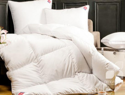 Одеяло детское пуховое в сатине кассетное Легкие Сны ЛОРЕТТА 110х140х2 теплое