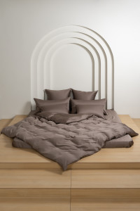 Постельное белье GERMAN GRASS HAVANA BROWN BRILLIANT GRASS 50х70 (2шт), 70х70 (2шт) семейное