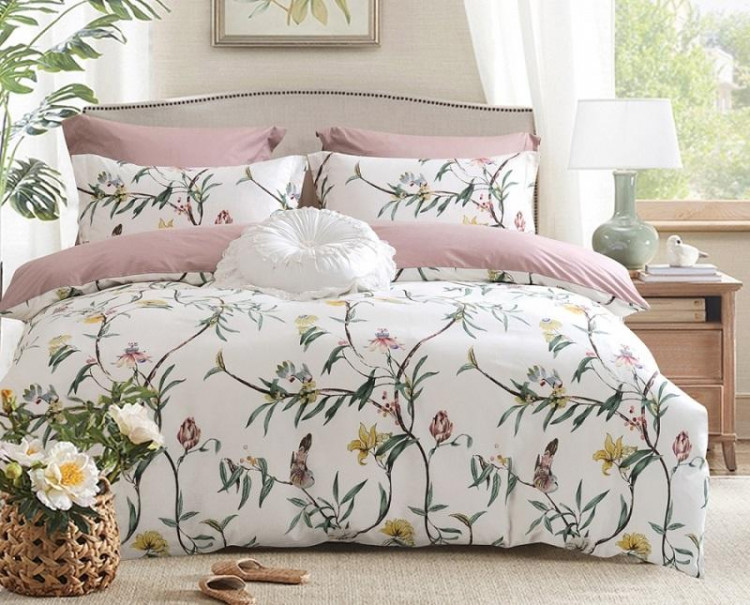 Постельное белье из печатного сатина SAILID B-230-4 семейное