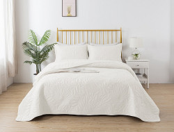 Покрывало тонкое из микрофибры TANGO TRM MARRAKECH белое 240х240