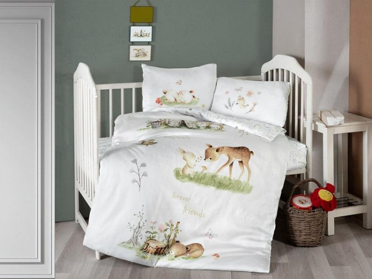 Постельное белье для малышей из сатина KARVEN 3D DIGITAL D039 NOVA