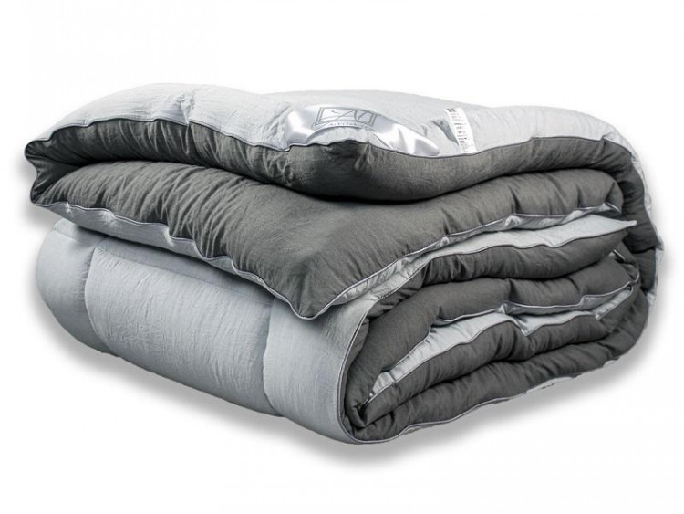 Одеяло стеганое АЛЬВИТЕК FLUFFY DREAM ОЖЛ-15 графит-грейс 140x205 всесезонное
