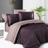 Постельное белье из сатина де люкс KARVEN N045 SERENITY PURPLE-LILA 50х70 (2шт), 70х70 (2шт) семейное