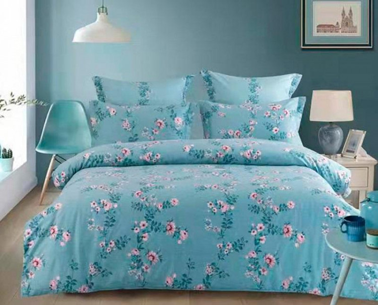 Постельное белье из печатного сатина SAILID B-218-4 семейное