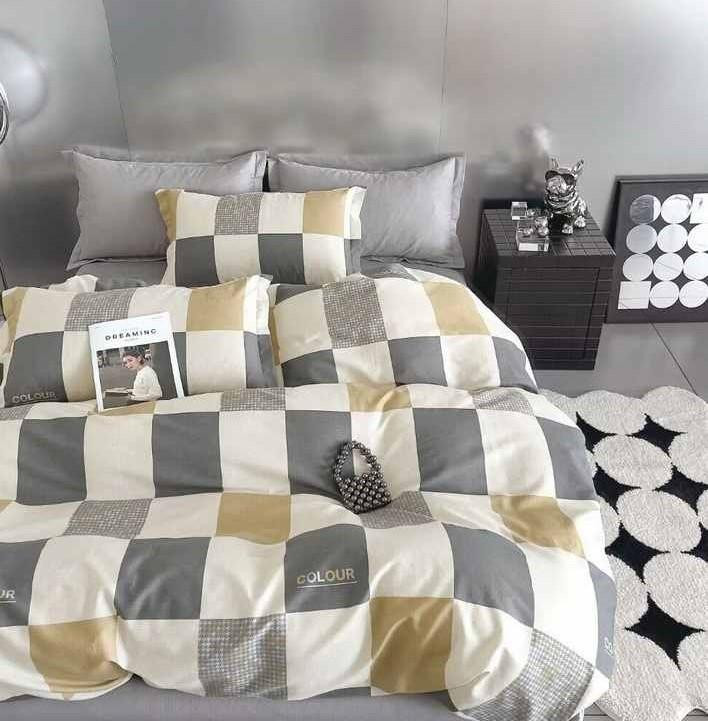 Постельное белье из сатина АЛЬВИТЕК CA-7-729 50х70 (2шт), 70х70 (2шт) семейное