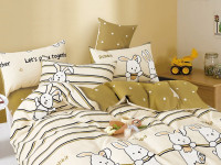 Постельное белье из твил-сатина TANGO rabbit 50х70 (2шт) 2-спальное