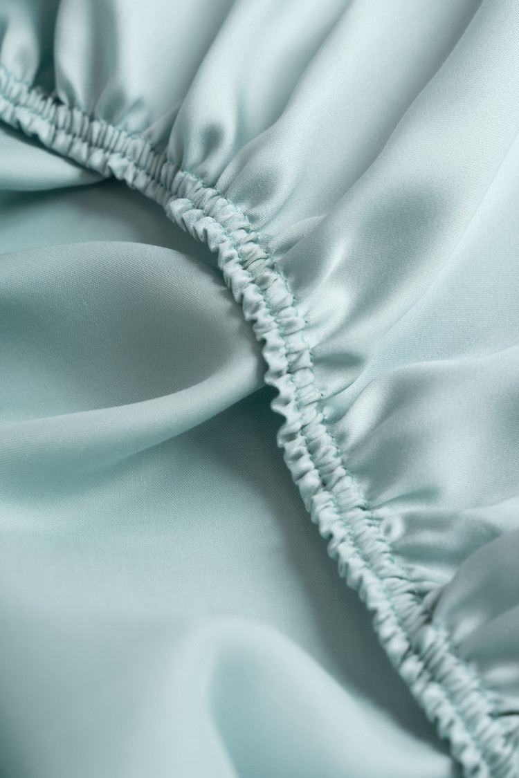 Простыня на резинке 160х200 GERMAN GRASS SEA WAVE BRILLIANT GRASS 160х200х40