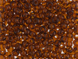 Бисер PRECIOSA (Чехия) круглый 5 10/0 2.3 мм 500 гр 10110 (Ф186) темно-янтарный