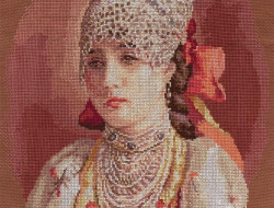 Набор для вышивания PANNA Золотая коллекция VH-0903 БОЯРЫШНЯ 32х41
