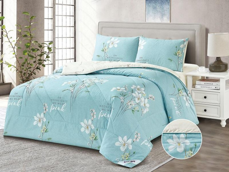 Постельное белье из твила с одеялами TANGO PRIMAVERA W-72 50х70 (2шт) семейное