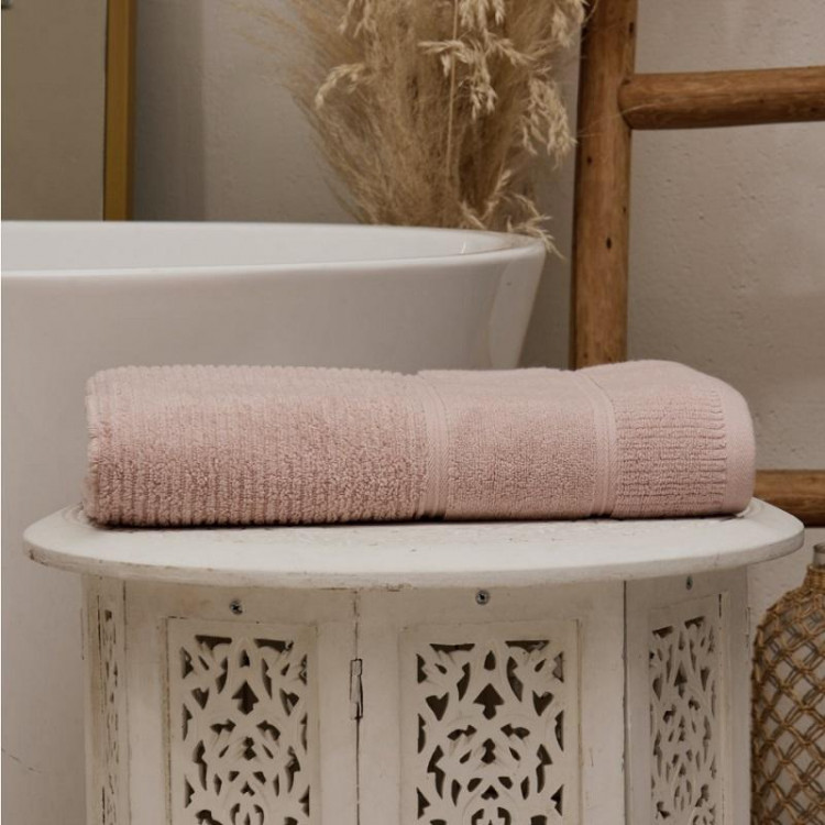 Полотенце махровое TAC DORA ROSE светло-розовое 50х90