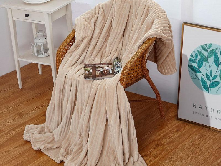 Плед из велсофта АЛЬВИТЕК SOFT PLUSH ORRIZONTE 001 180х200