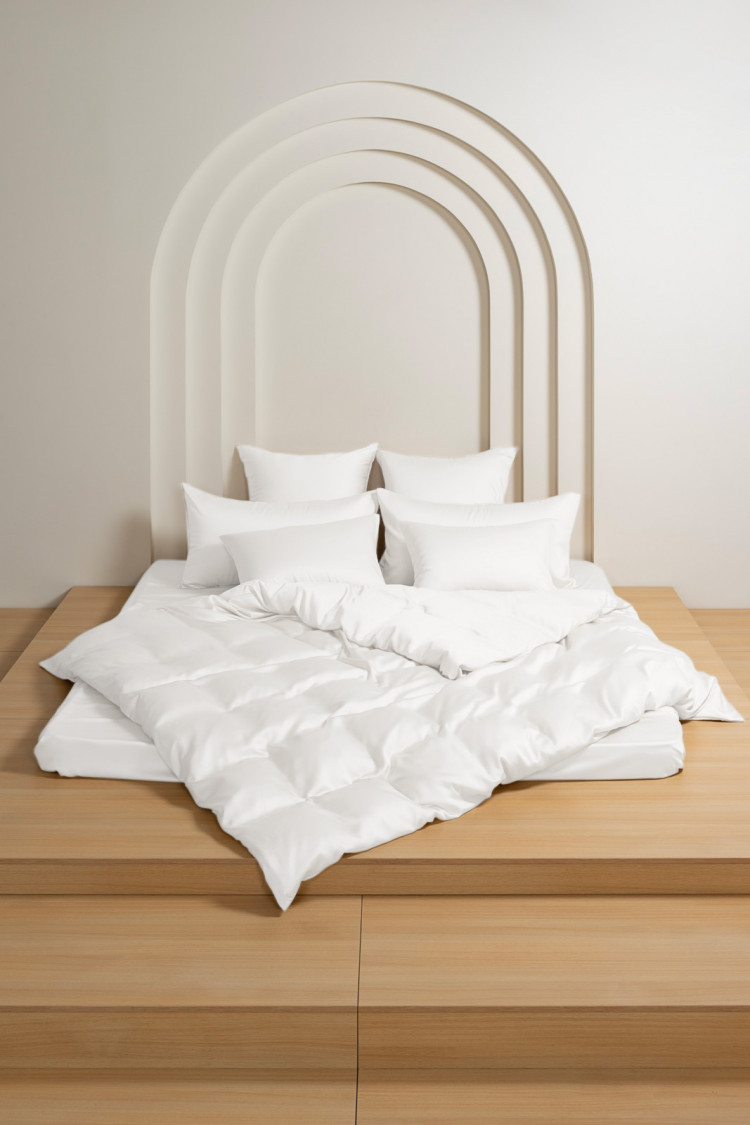 Пододеяльник из тенсела GERMAN GRASS Arctic White Brilliant Grass 200х220