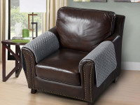 Накидка на подлокотники из микрофибры TANGO SOFA серая 70x70 (1шт)