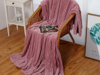 Плед из велсофта АЛЬВИТЕК SOFT PLUSH CARRE 012-SP 200х220