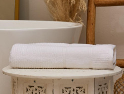 Полотенце махровое TAC DORA WHITE белое 70х140